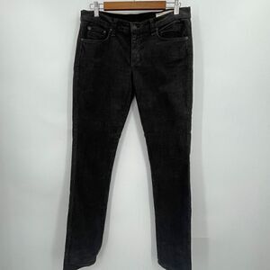 Rag & Bone Women's Black Cotton Blend Skinny Corduroy Pants Size 29